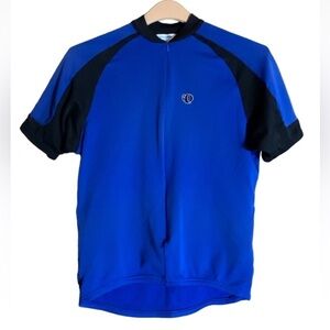Pearl Izumi blue and black cycling jersey Size Small